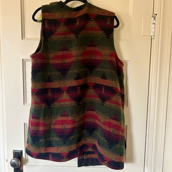 Southwest Aztec Western Vest - Picture 2 of 2